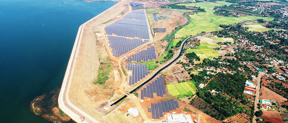 ベトナムのダクラークBMT太陽光発電所