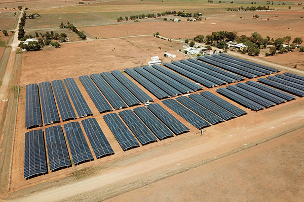 オーストラリアの太陽光発電所